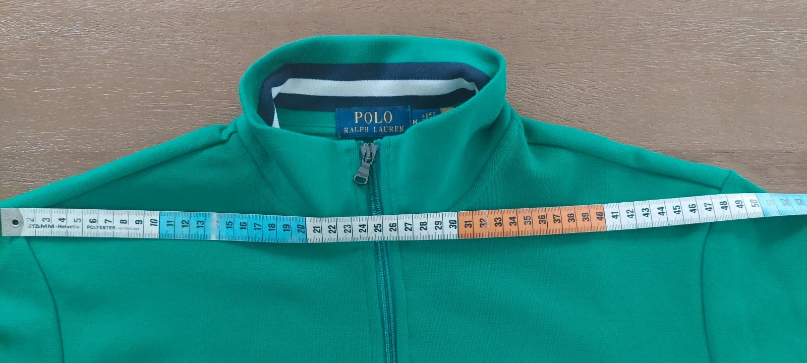 Sweat col camionneur Polo Ralph Lauren vert - Taille M – photo 11
